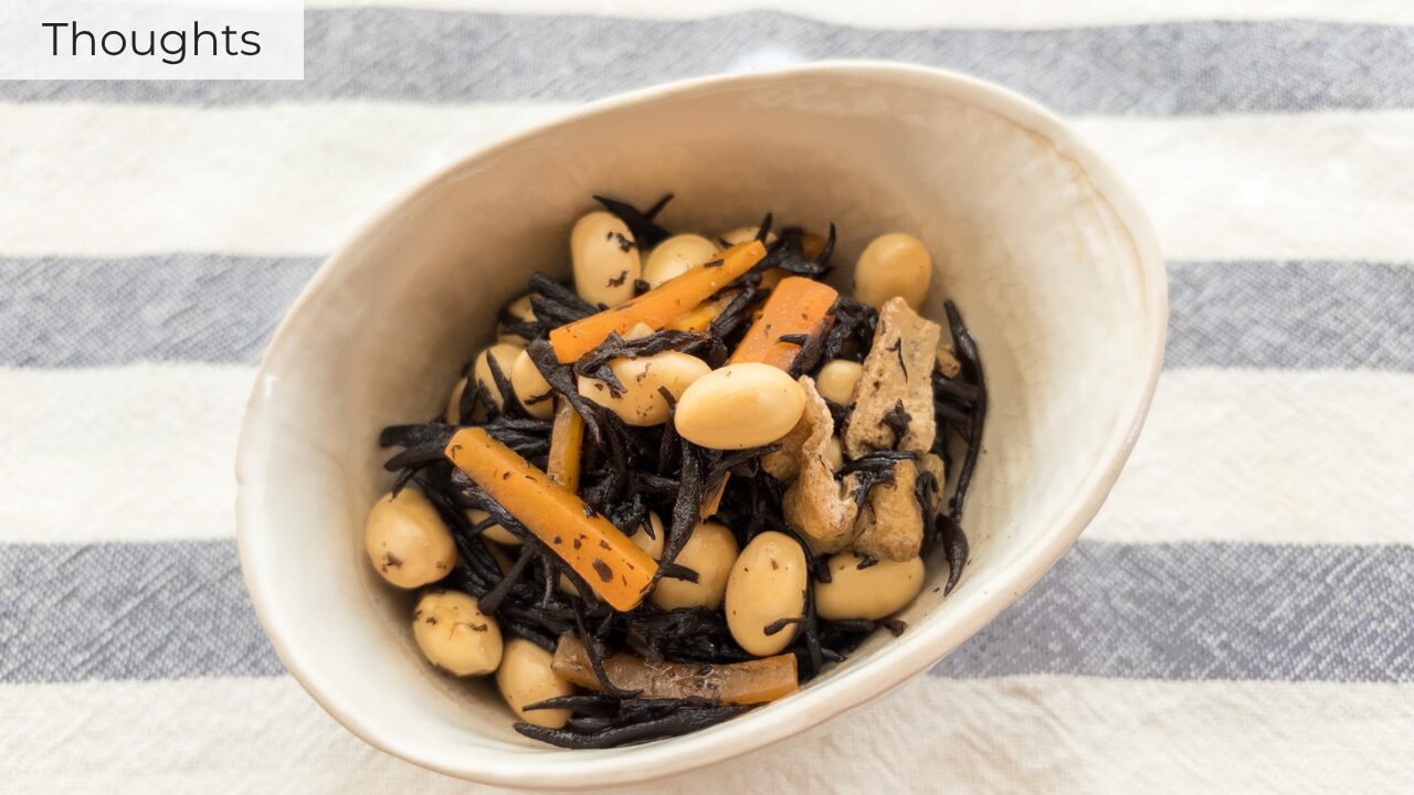 Soybeans-hijiki