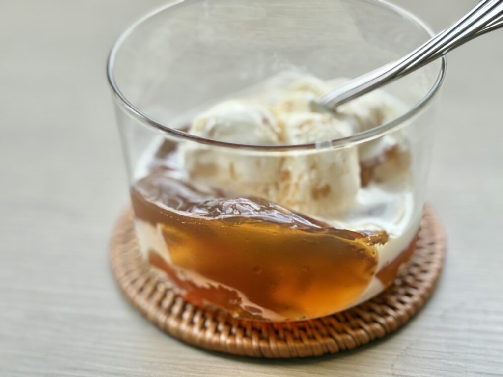 Hojicha-jelly