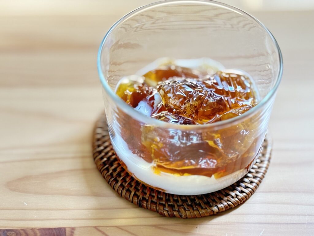 Hojicha-jelly